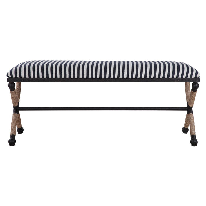 Uttermost 23527 Bench, Cream