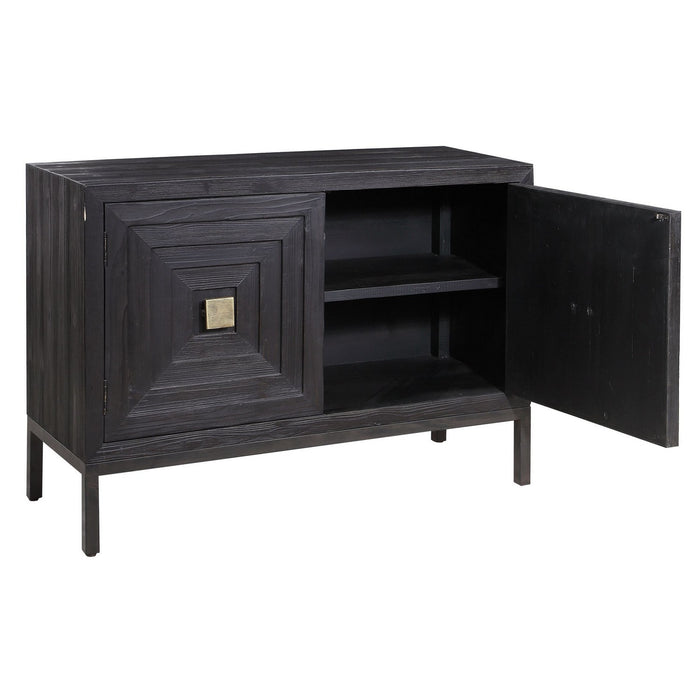 Uttermost 24916 Cabinet, Brushed Brass