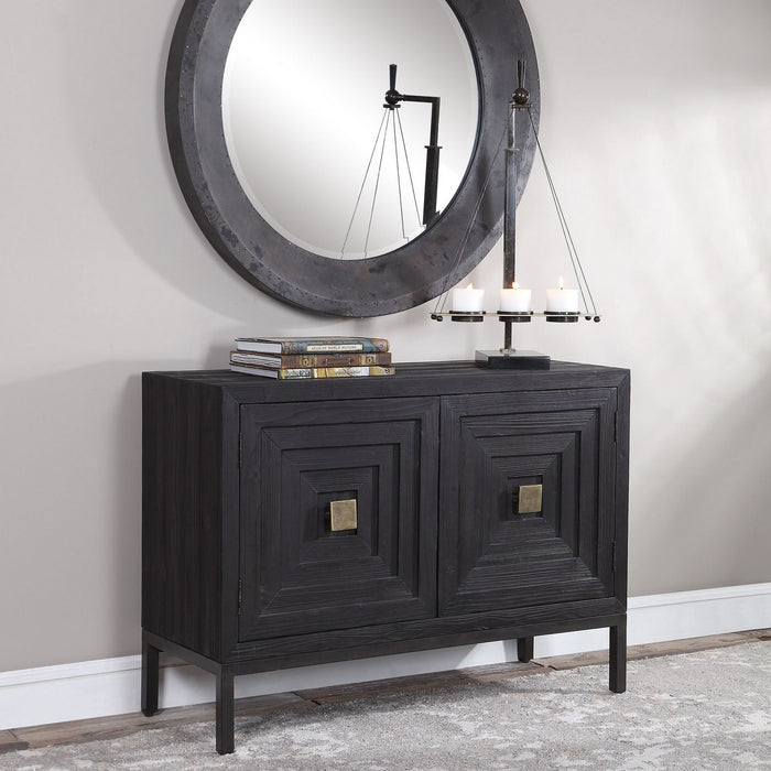 Uttermost 24916 Cabinet, Brushed Brass