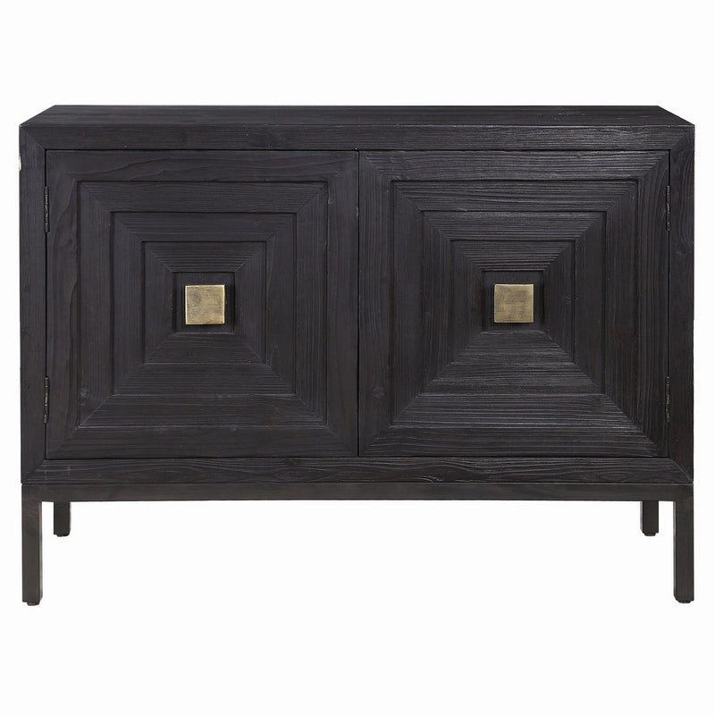 Uttermost 24916 Cabinet, Brushed Brass