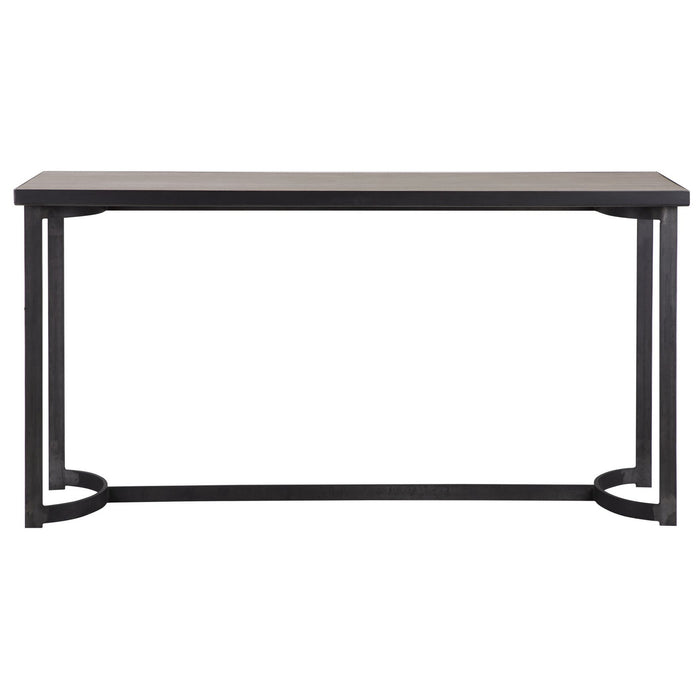 Uttermost 24951 Console Table, Aged Steel