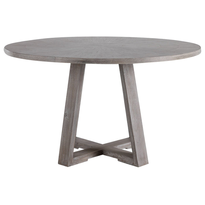 Uttermost 24952 Dining Table, Soft Gray
