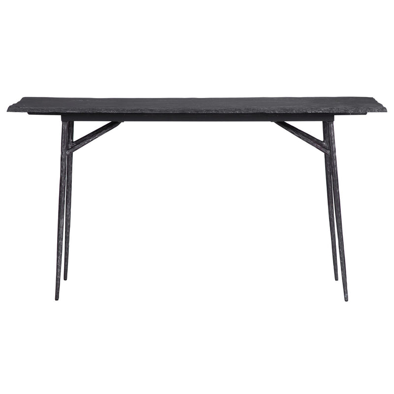 Uttermost 24953 Console Table, Aged Black