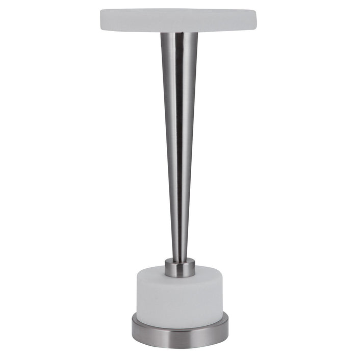 Uttermost 24956 Drink Table, Brushed Nickel