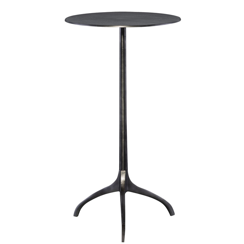 Uttermost 25058 Accent Table, Antique Nickel