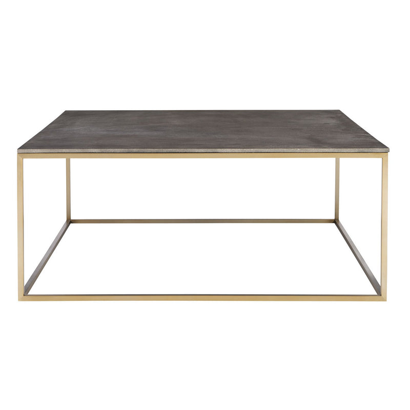 Uttermost 25370 Coffee Table, Stainless Steel