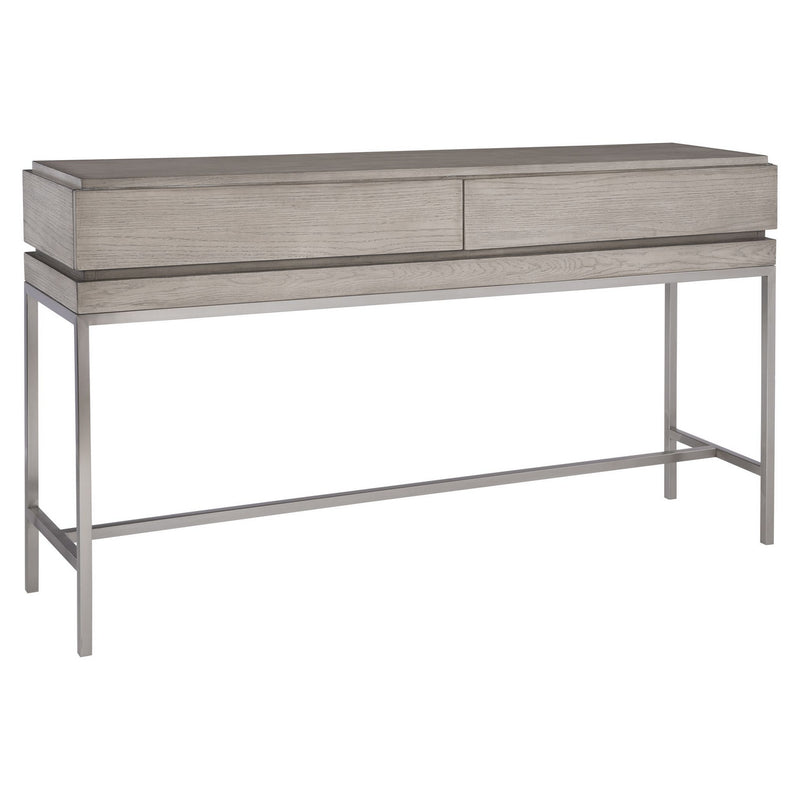 Uttermost 25373 Console Table, Stainless Steel