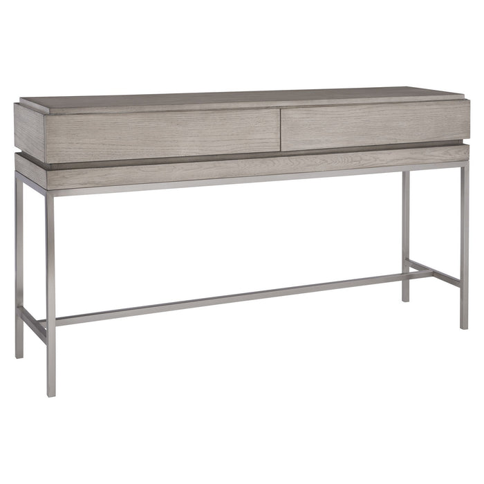 Uttermost 25373 Console Table, Stainless Steel
