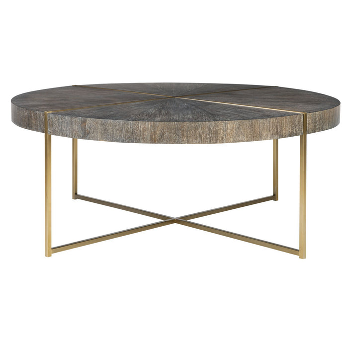 Uttermost 25378 Coffee Table, Brushed Brass