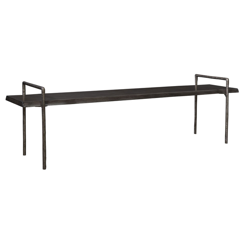 Uttermost 25379 Bench, Dark Gray