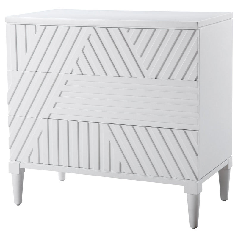 Uttermost 25382 Drawer Chest, White