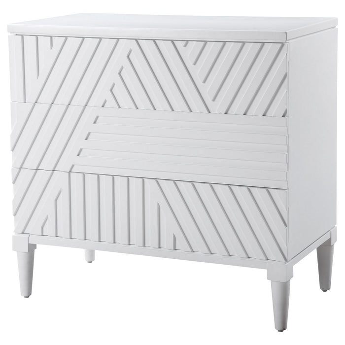Uttermost 25382 Drawer Chest, White