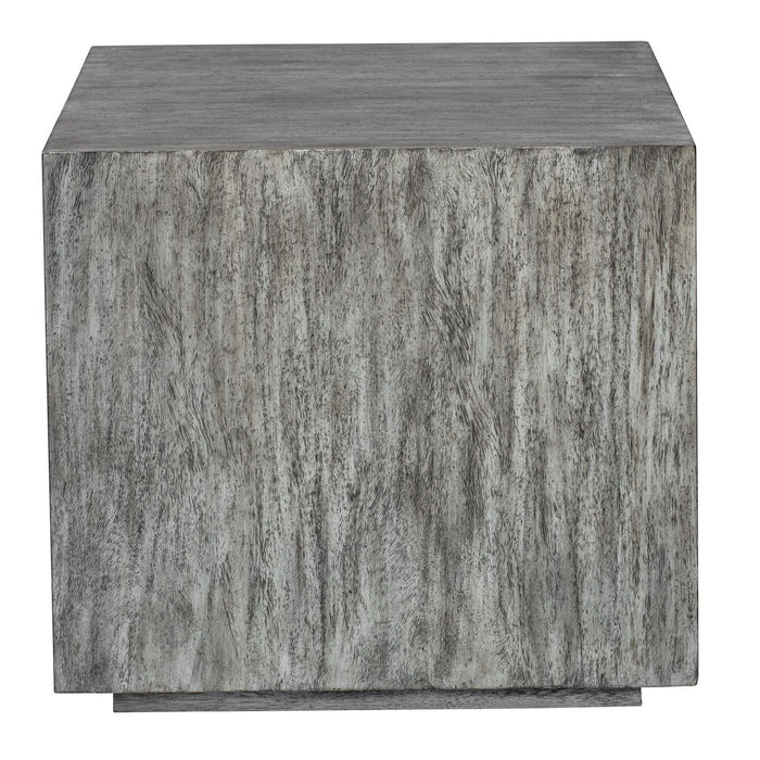 Uttermost 25442 Side Table, Metallic Gray