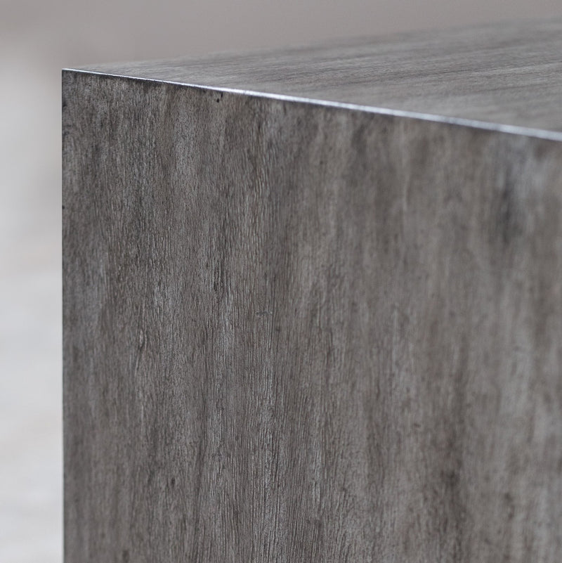 Uttermost 25443 Coffee Table, Metallic Gray