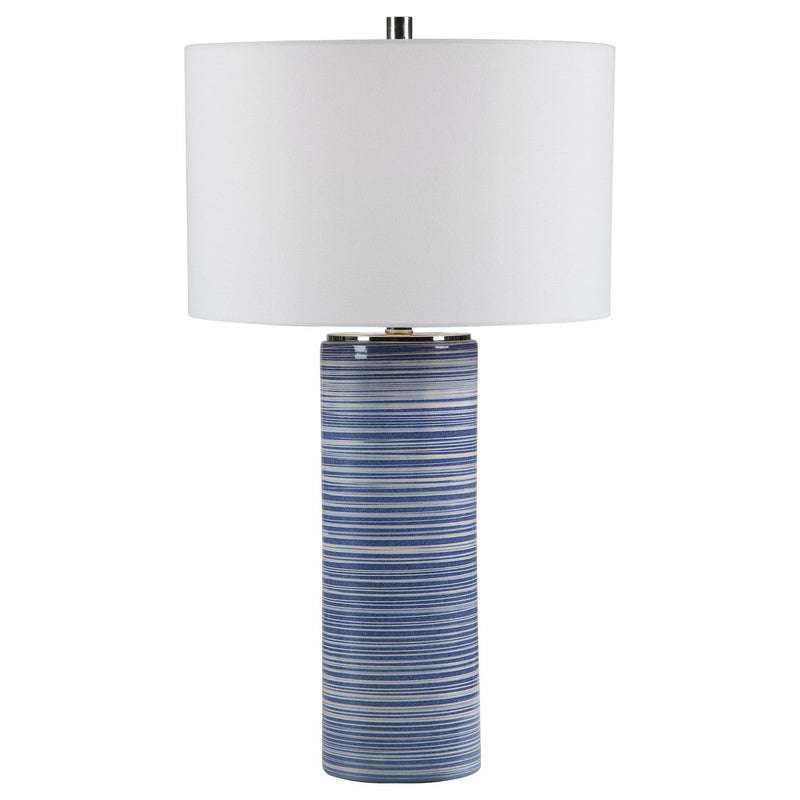 Uttermost 28284 One Light Table Lamp, Polished Nickel