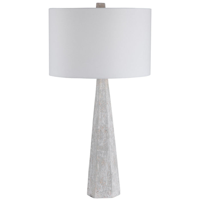 Uttermost 28287 One Light Table Lamp, Brushed Nickel