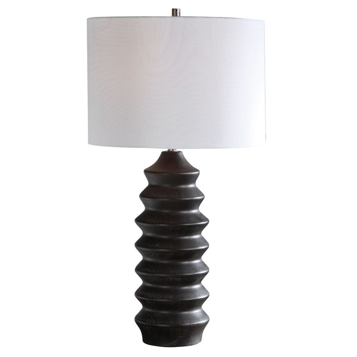 Uttermost 28288-1 One Light Table Lamp, Rustic Black