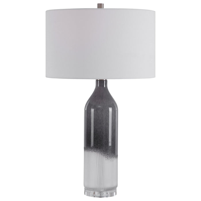 Uttermost 28290 One Light Table Lamp, Brushed Nickel