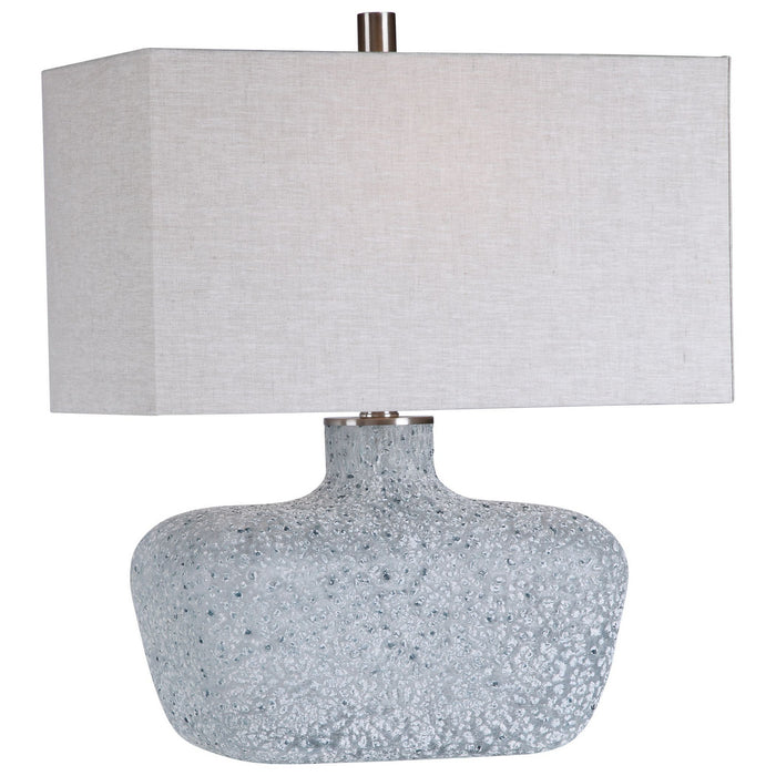 Uttermost 28295-1 One Light Table Lamp, Brushed Nickel