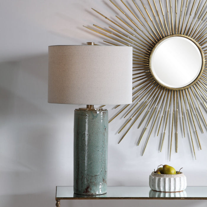 Uttermost 28333 One Light Table Lamp, Brushed Nickel