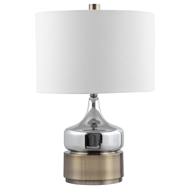 Uttermost 28337-1 One Light Table Lamp, Antique Brass