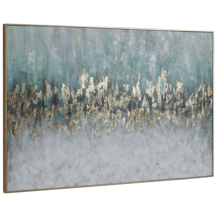 Uttermost 31328 Hand Painted Art, Gold