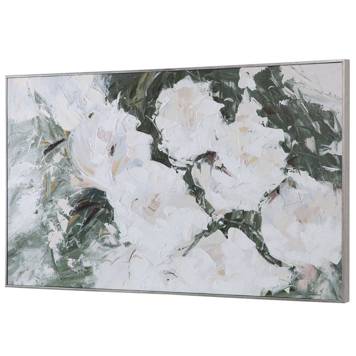 Uttermost 31419 Hand Painted Art, Antique Silver Leaf
