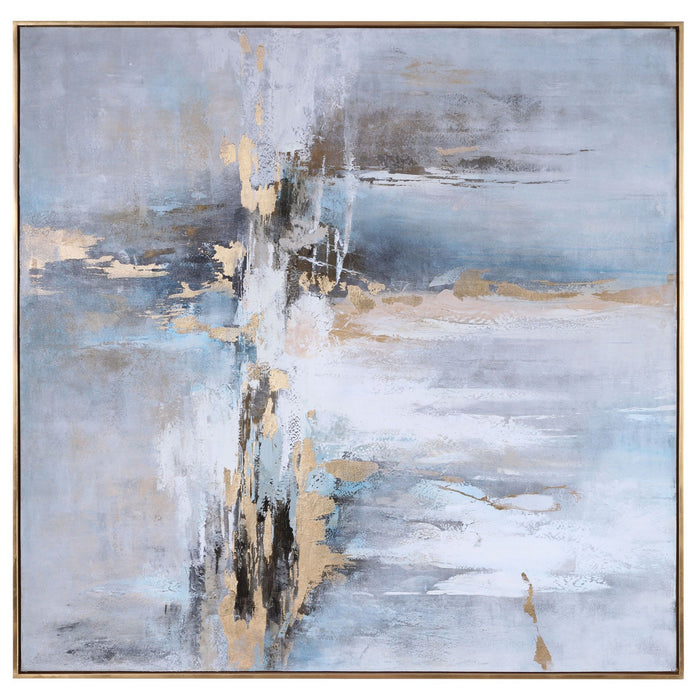 Uttermost 51307 Abstract Art, Antique Gold Leaf
