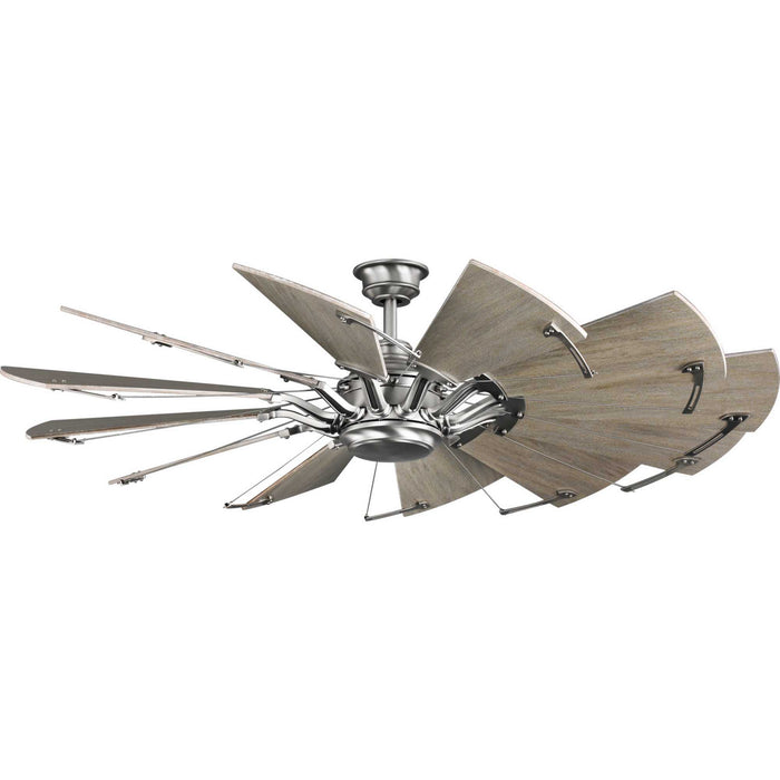 Progress Lighting P250000-081 60" Ceiling Fan, Antique Nickel