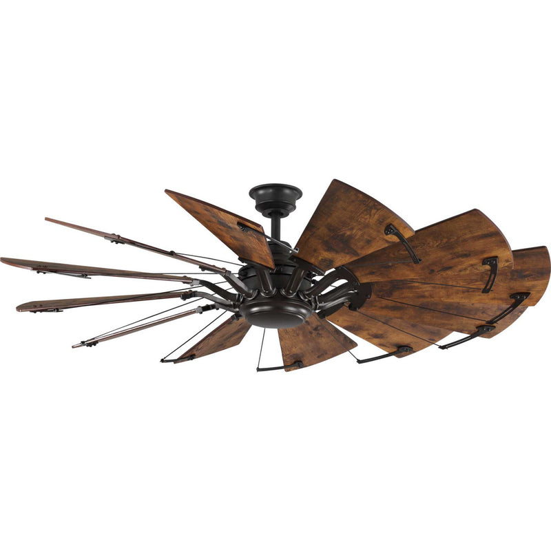 Progress Lighting P250000-129 60" Ceiling Fan, Architectural Bronze