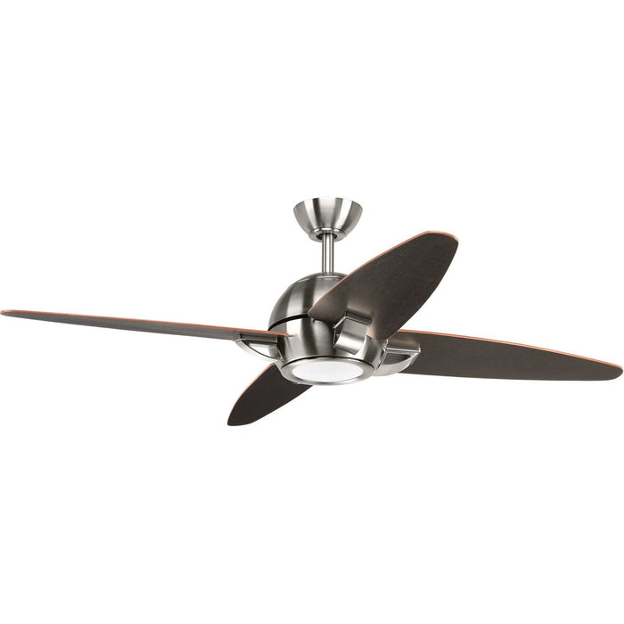 Progress Lighting P2542-0930K 54" Ceiling Fan, Brushed Nickel