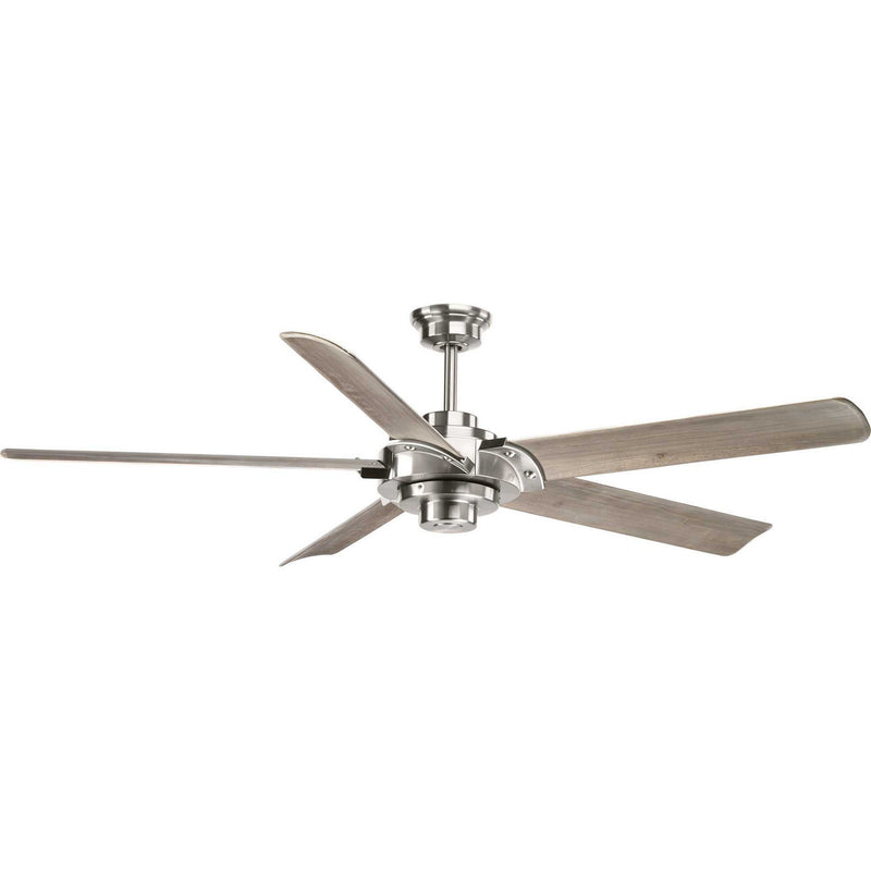 Progress Lighting P2546-09 68" Ceiling Fan, Brushed Nickel