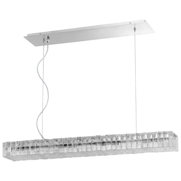 Cyan 09939 LED Island Pendant, Polished Nickel