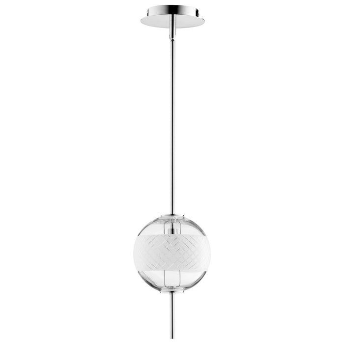 Cyan 10048 LED Pendant, Polished Nickel