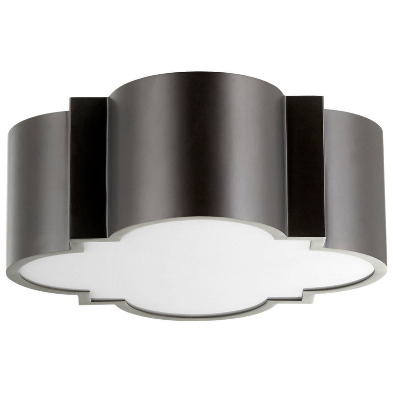 Cyan 10065 Two Light Ceiling Mount, Noir