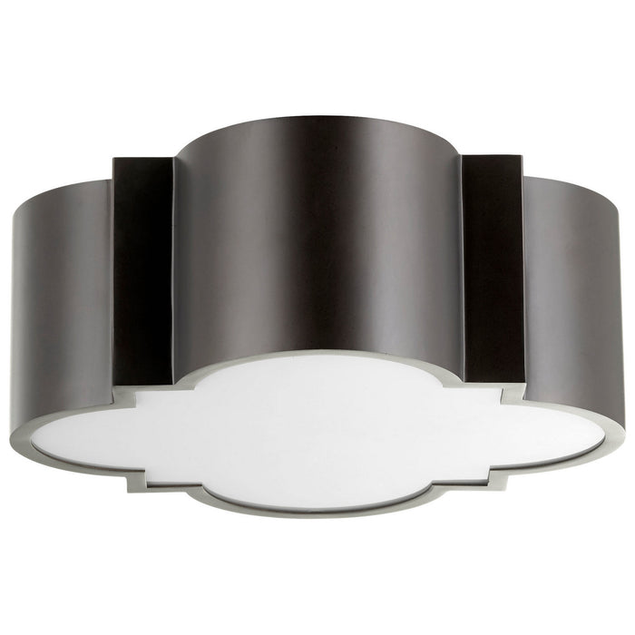 Cyan 10065 Two Light Ceiling Mount, Noir
