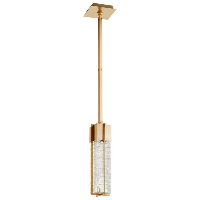 Cyan 10067 LED Pendant, Aged Brass