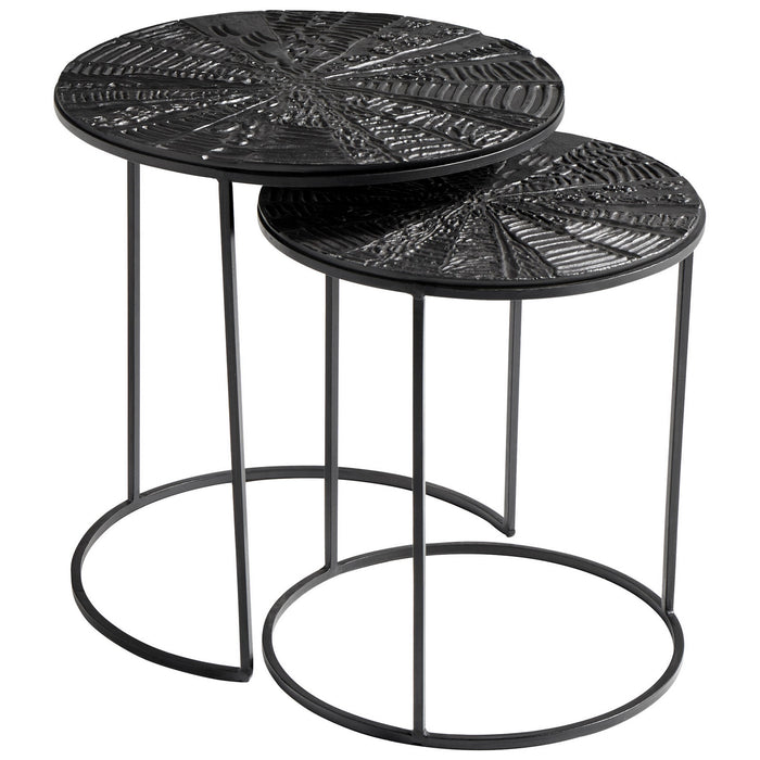 Cyan 10090 Nesting Tables, Bronze And Black