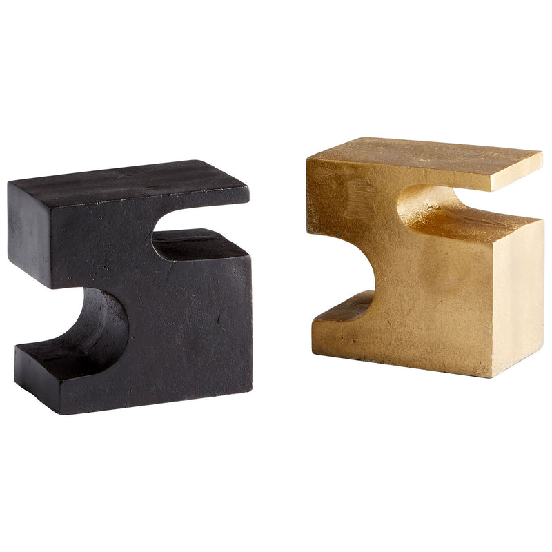 Cyan 10091 Bookends, Bronze And Brass