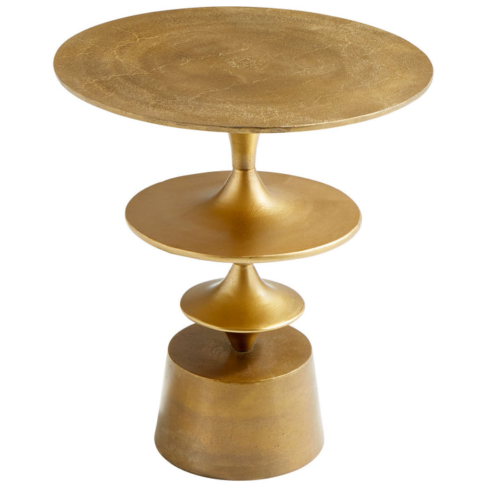 Cyan 10093 Table, Aged Brass