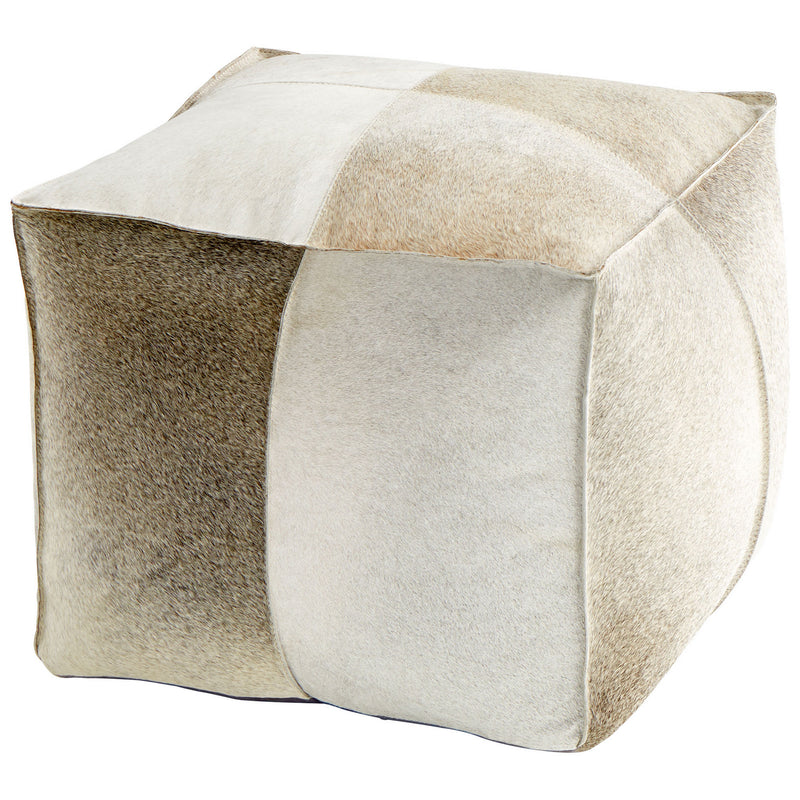 Cyan 10129 Pouf, Grey