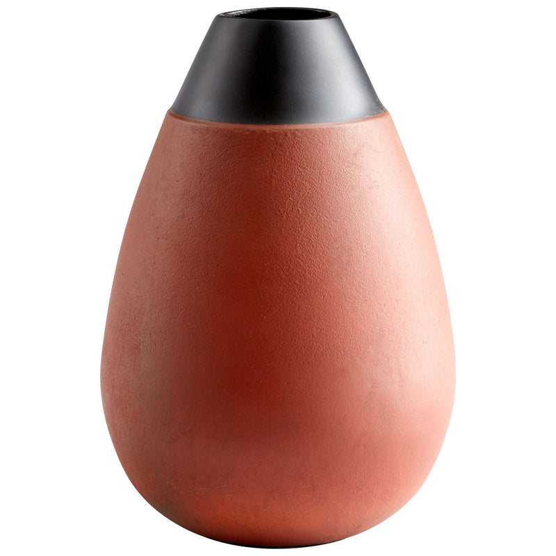Cyan 10158 Vase, Flamed Copper