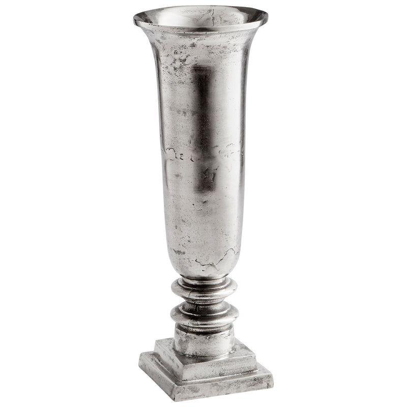 Cyan 10172 Vase, Raw Nickel