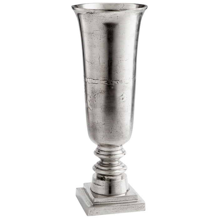 Cyan 10173 Vase, Raw Nickel