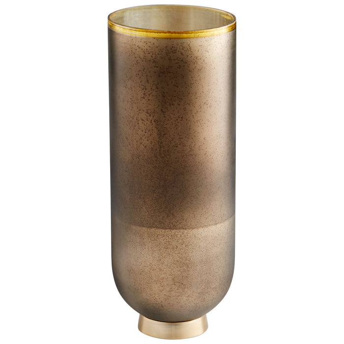 Cyan 10186 Vase, Black Onyx And Champagne