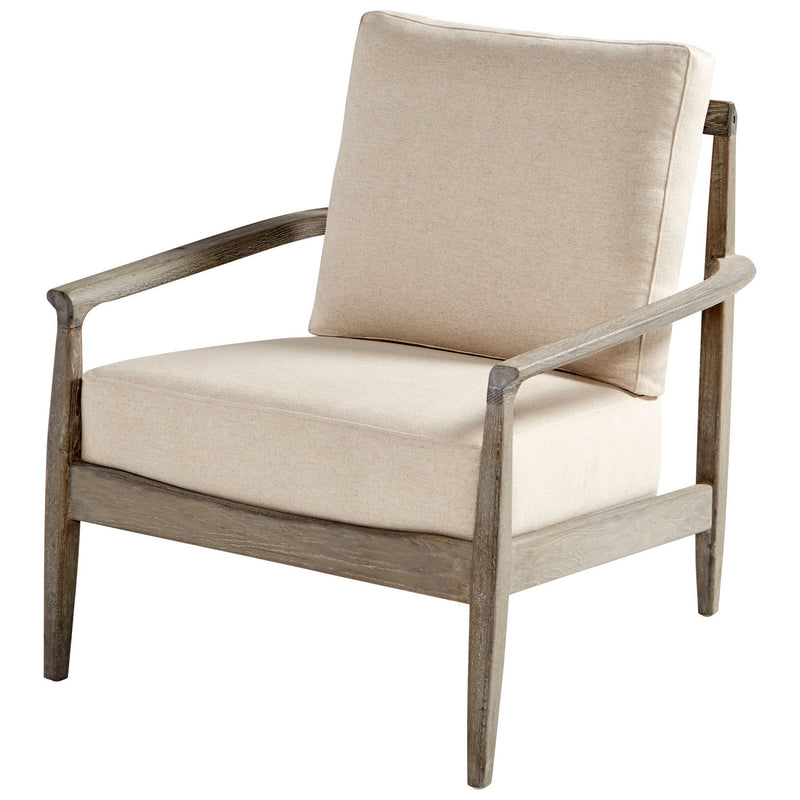 Cyan 10229 Chair, Weathered Oak And Tan