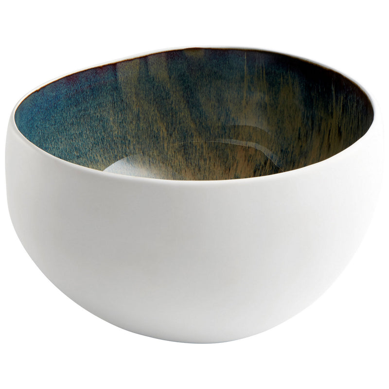 Cyan 10254 Bowl, White And Oyster