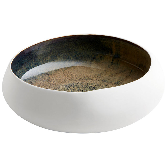 Cyan 10255 Bowl, White And Oyster
