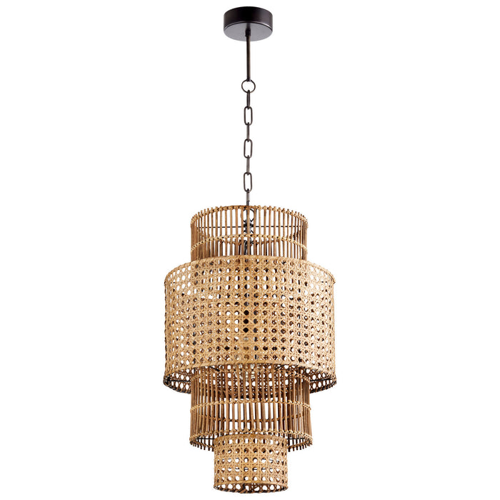 Cyan 10272 One Light Pendant, Rattan