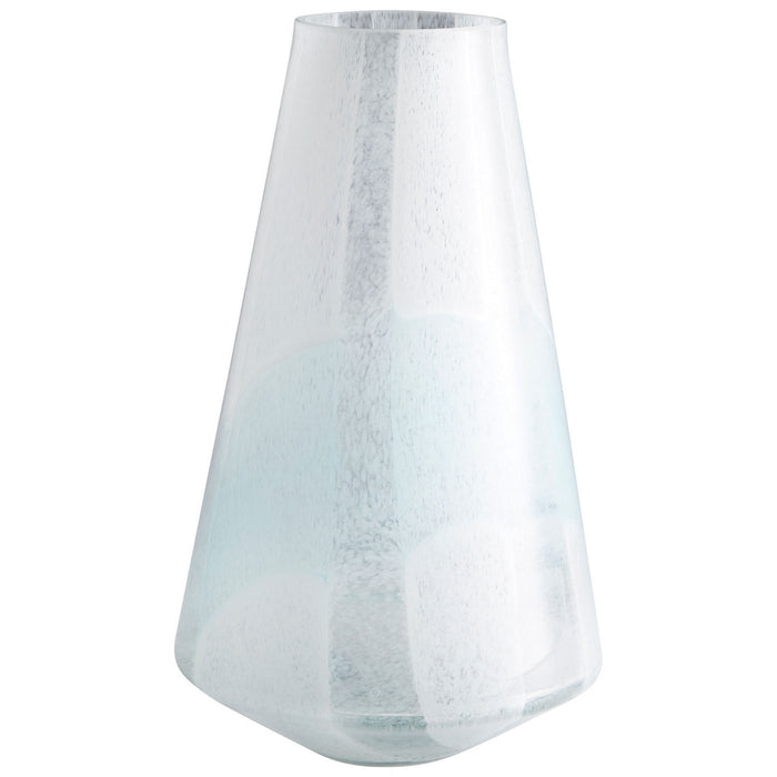 Cyan 10290 Vase, Sky Blue And White